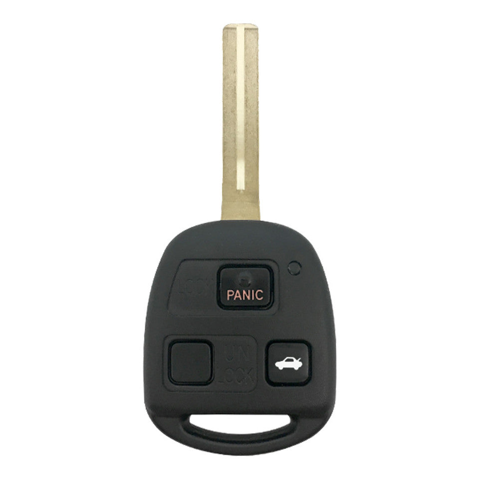 2001-2008 Lexus ES330 / LS430 / 3-Button Remote Head Key / PN: 89070-33751 / HYQ012BBT / AFTERMARKET 2001-2008 Lexus ES330 / LS430 / 3-Button Remote Head Key / PN: 89070-33751 / HYQ012BBT / AFTERMARKET